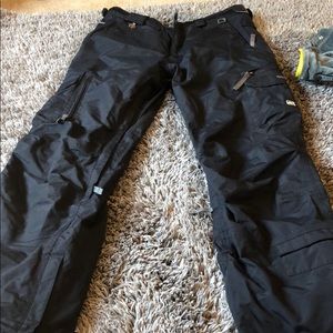 Snowboard pants with lining pant